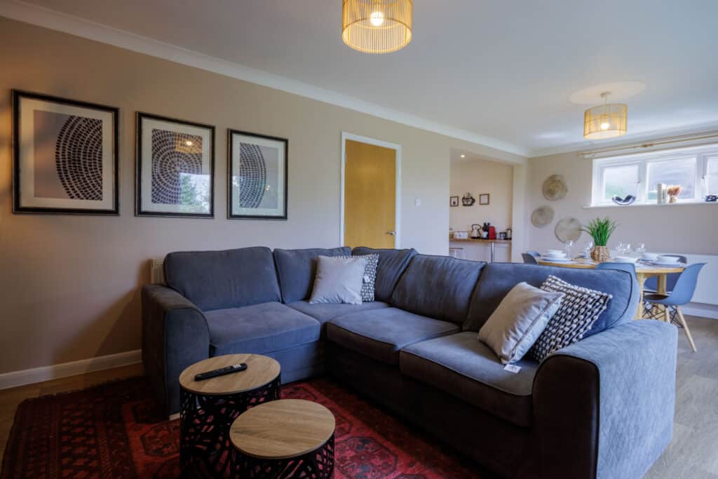 living and kitchen area of Short-Term Lets in Southampton
